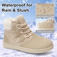 thumbnail image 6 of Womens Waterproof Winter Wide Toe Box Snow Boots Lightweight Warm Ankle Booties, 6 of 8