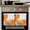 Orange Gray White, variant on Sage Green Grey Kitchen Towels Set of 4, Water Absorbent Dish Towel, Oil Painted Geometric Abstract Modern Decorative Hand Towels - Quick Drying Cloth for Cooking Baking, 18x28 Inch