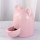 thumbnail image 4 of Comedero automático de cerámica para mascotas pequeñas, con orejas de gato de dibujos animados, de 100 ml, para hámster, conejos y bebederos, dispensador de agua automático (rojo), 4 of 7