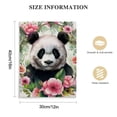thumbnail image 2 of Nawypu Panda Print, Panda Wall Decor, Panda Print on Canvas, Watercolor Panda Print, Panda Bear Portrait, Panda With Flowers, Animal Wall Art Print, Summer Print, Prints, 2 of 5