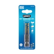 HART 2-Piece 9/64-inch Hex Shank Titanium Drill Bit Set