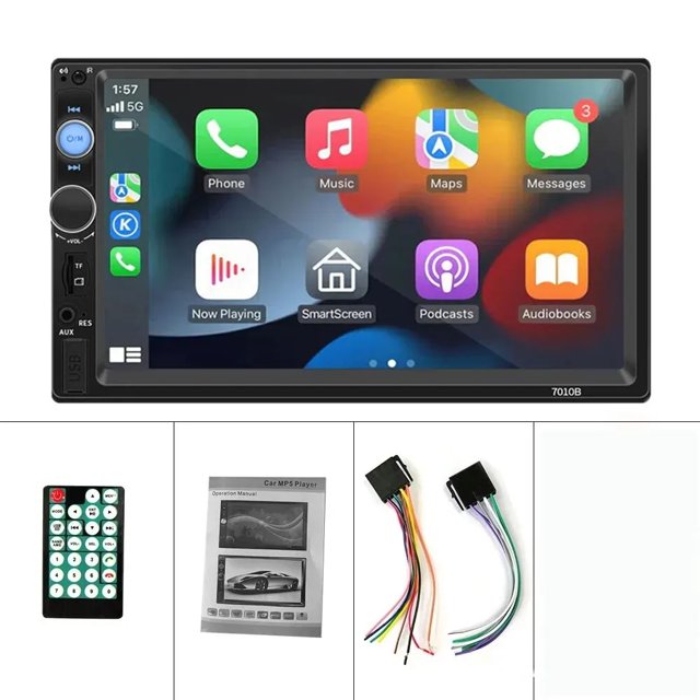 Acodo 2din Autoradio 7 pouces HD Autoradio multimédia MP5 lecteur Autoradio Bluetooth USB TF FM pour Toyota Honda Autoradio
