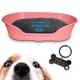 thumbnail image 1 of KE WOOW Cama Mediana modelo premium para Perro, Gato, Conejo y otras Mascotas, Cesta de Plástico, Incluye Colchón Doble Cara con funda, lavable y Placa de Identificacion Personalizados, Color Rosa KE WOOW Cama Plana con colchón personalizado, mediana, 1 of 10