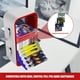 thumbnail image 3 of Torre para discos de videojuegos con 18 compartimentos, soporte para almacenamiento de videojuegos, torre para discos de videojuegos que ahorra espacio y tiene gran capacidad, 4 ganchos para mandos, 3 of 6