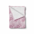 thumbnail image 2 of Cherry Blossom Soft Flannel Fleece Throw Blanket, Overlapping Style Hand Drawn Blossom Flowers Spring Fantasy, Cozy Plush for Indoor and Outdoor Use, 50" x 70", Dried Rose and Pale Pink, by Ambesonne, 2 of 6