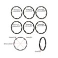 thumbnail image 3 of 6Pcs Bicycles Flywheels Hub Spacers Bicycles Wheel Hub Spacers Bicycles Bottom Bracket Washer Gaskets Easy Installation, 3 of 4