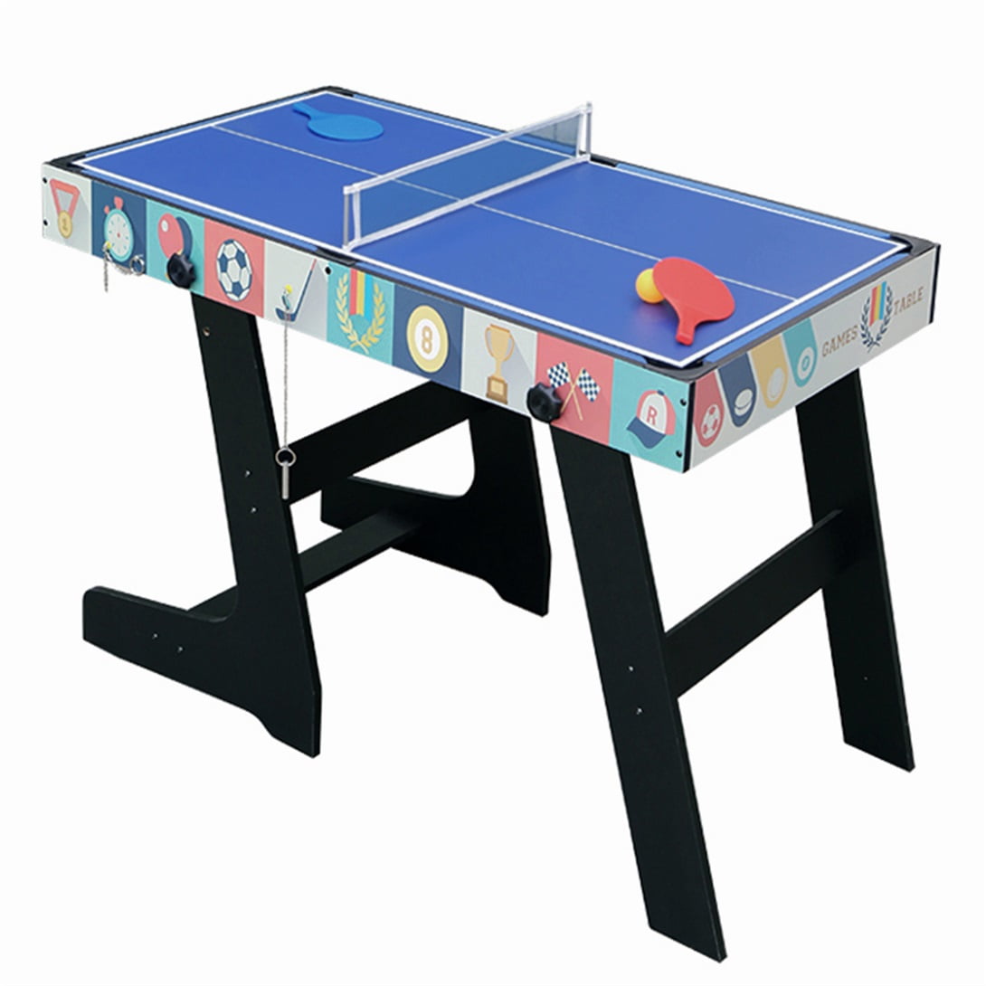 4 In 1 Multi-Game Pool, Air Hockey, Foosball, & Ping Pong Table