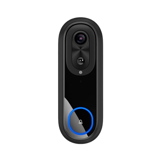 Inteprter Cámara de timbre de casa inteligente inalámbrica con conversación bidireccional para videoportero inteligente Wifi con timbre de Cámaras de vigilancia