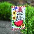 thumbnail image 4 of Evergreen Applique Garden Flag - God Bless Patriotic, 12.5 x 18 inch Double Sided, 4 of 8
