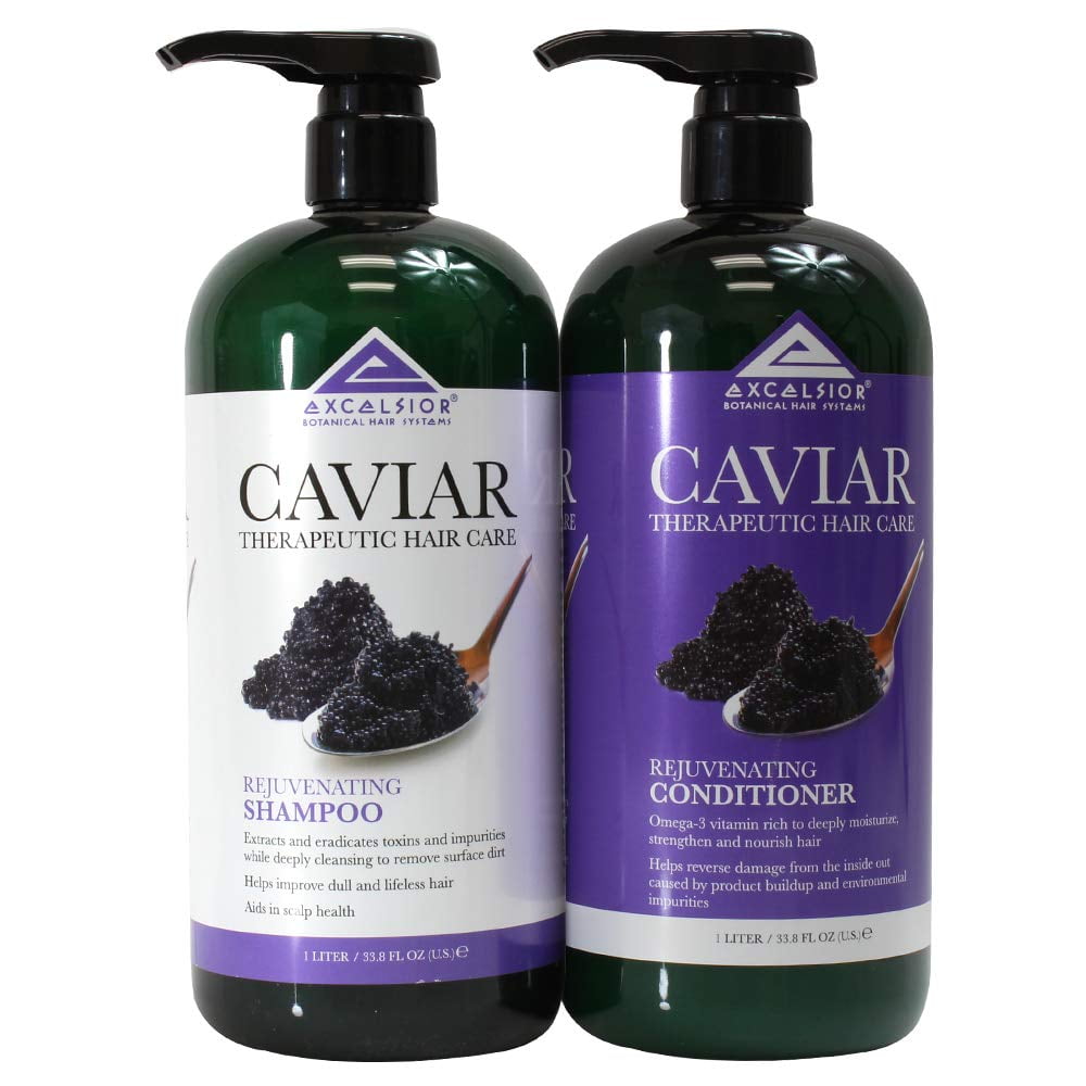 Excelsior Caviar Therapeutic Hair Care Shampoo 33.8 oz. AND Conditioner