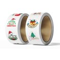 GOODLUCKY 500 Pcs Christmas Labels Stickers, Self Adhesive Name Tag
