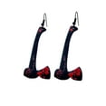 thumbnail image 3 of Two knife hatchet style earrings. Bloody weapon earrings., 3 of 3