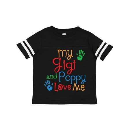 

Inktastic My Gigi and Poppy Love Me Gift Toddler Boy or Toddler Girl T-Shirt