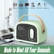 thumbnail image 5 of IC Mini Radio Bluetooth-högtalare, Bärbar liten högtalare vit, 5 of 5