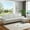 Right Off-White, variant on Modern L-Shaped Sectional Sofa Couch, 4-Seat Velvet Sofa Set with Right Chaise Lounge, Mid-Century Upholstered Couch with Metal Legs for Living Room, Off-White