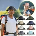 thumbnail image 4 of erfcxs Outdoor Wide Brim Sun Hat With Solar Fan Wide Brim Solar Fan Outdoor Fishing Hat Solar USB Charging Solar Fan Hat Outdoor Wide Brim Sun Hat Solar Fan Hat (A), 4 of 4