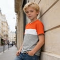thumbnail image 5 of Tween Shirts Crew Neck Short Sleeve Shirts Relaxed Fit Cute Tops for Boys 12-13 Years, 5 of 5