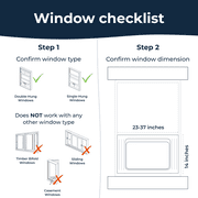 Windmill 8,000 BTU Inverter Window Air Conditioner with WhisperTech - Ultra-Quiet & Smart, Cools up to 350 Sq. Ft. - #1 Easy Install, App/Wi-Fi, Voice-Enabled, Remote Control, Energy Star