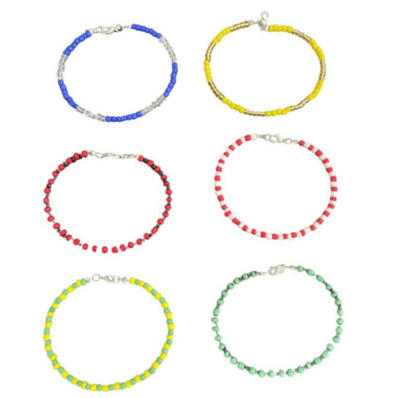 Ilde Already Blessed Bracelet 6 PACK Santeria,obattala,Orula,ochun,OGGUN,elegua
