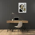 thumbnail image 3 of Rousseau, Henri 14x18 White Modern Wood Framed Museum Art Print Titled - Portrait of The Artist, 3 of 4