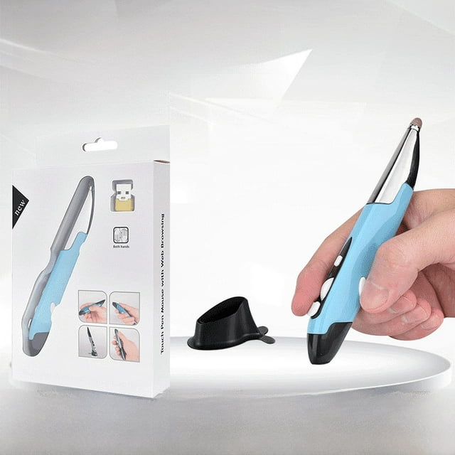 Lápiz óptico para ordenador, ratón inalámbrico de escritura a mano de 2,4 g, lápiz capacitivo, ratón inalámbrico ergonómico