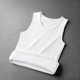 thumbnail image 5 of Ropa interior térmica para hombre, camisetas de invierno de color liso con cuello redondo, ropa interior cálida y gruesa de terciopelo, camiseta deportiva sin mangas con hombros descubiertos, camiseta, 5 of 6