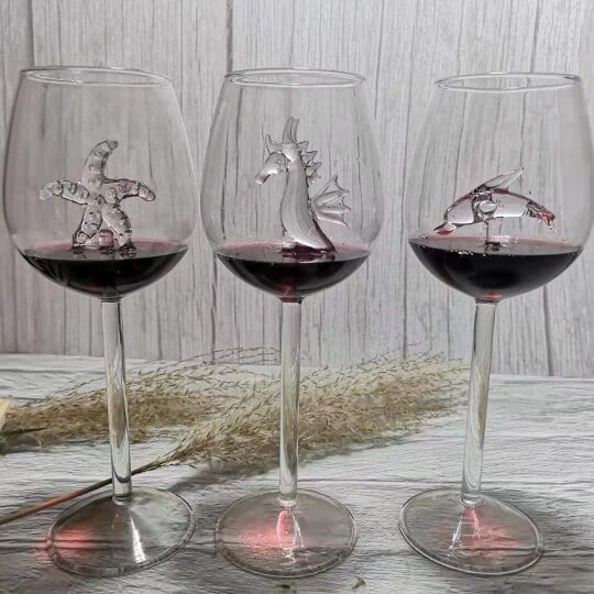 Douhoow Shark Wine Glass Goblet Whiskey Glass Dinner Decorate Crystal For  Party Flutes Glass Cup - Walmart.com