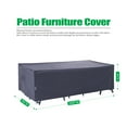 thumbnail image 2 of F&J Outdoors Waterproof Outdoor Table Cover 180"(W)×96"(D)×36"(H), 2 of 7