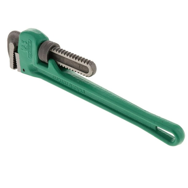 Heavy Duty 14 Inch Adjustable Straight Monkey Wrench Pipe Plumbing Spanner