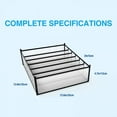 thumbnail image 2 of Magazine Folding Drawer Storage Box Compartmental Wardrobe Storage Box for Bra Socks, 2 of 7