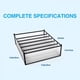 thumbnail image 4 of Caja de almacenamiento plegable con 3 cajones y compartimentos para guardar ropa interior, sujetadores y calcetines., 4 of 8