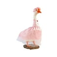 thumbnail image 2 of Eespoir 23 In Porch Goose Clothes Decor, Green s Gardening Style Shawl Scarf, Goose Statue Lawn Holiday Decoration For Garden, Patio, Seasonal Dress Up(Pink), 2 of 6
