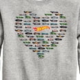 thumbnail image 3 of Hot Wheels - Valentine's Hot Wheels - Toddler And Youth Crewneck Fleece Sweatshirt, 3 of 5