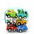 thumbnail image 5 of BESTSKY Construction Vehicles Toys for Baby Kids 1 2 3 Years Old Boys Child Friction Powered Pull Back and Go Mini Vehicles for Kids Party Supplies Birthday Christmas Gifts Toys, 5 of 7
