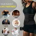 thumbnail image 5 of Ilfioreemio Neoprene Sauna Waist Trainer Corset Sweat Belt for Women Compression Trimmer Waist Cincher for Workout Fitness, 5 of 6