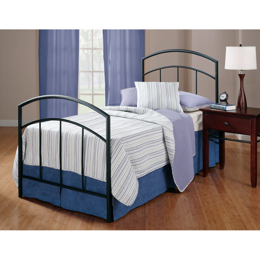 Hillsdale Furniture Julien Metal Twin Bed, Textured Black - Walmart.com ...