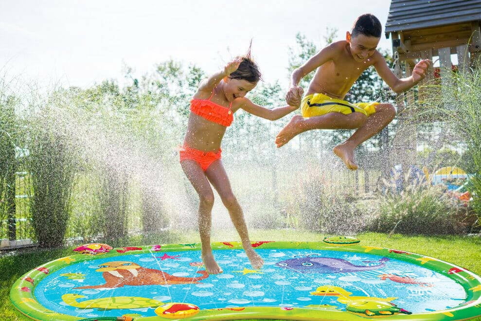 TSF Toys Splash Pad Adjustable Ages 18+ Outdoor Playsets, non-toxic PVC