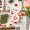 thumbnail image 4 of YladaFaie Kitchen Towels Watercolor Peach Pattern Dish Towels Summer Tea Towel Nautical Kitchen Towels, Hand Towels, Tea Towels, Housewarming Gift for Home, Set of 2,16" x 24'', 4 of 7