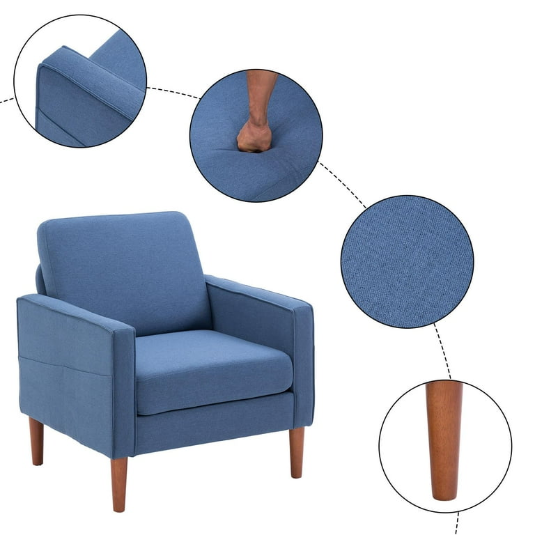 Ktaxon Modern Single Sofa Chair, Accent Arm Chairs for Small Ktaxon Modern Single Sofa Chair, Accent Arm Chairs for Small
