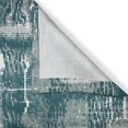 thumbnail image 3 of Ambesonne Grunge Kitchen Curtains, Weathered Motives Artwork, 55"x45", Teal Grey and White, 3 of 3