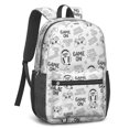 thumbnail image 2 of Game Controller White Pattern 17" School Backpacks for Teens,Waterproof Oxford Fabric,S-Shape Padded Straps for School,Travel,Hiking,Camping, 2 of 6