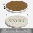 thumbnail image 2 of Thirstystone Salty Single Round Absorbent Stone Coaster Create Your Own Set, 2 of 7