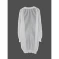 thumbnail image 6 of Women Crochet Lightweight Cardigan Cover Up Open Front Long Sleeve Summer Cardigans Long Open Front Sweater Extra Long Sweaters Womens Cardigan Print Vintage Sweater Thanksgiving Sweaters for Women, 6 of 8