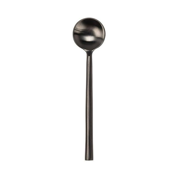 Abbott Collection AB-36-ONYX-SPOON 4.5 in. Stainless Steel Coffee Spoon, Matte Black