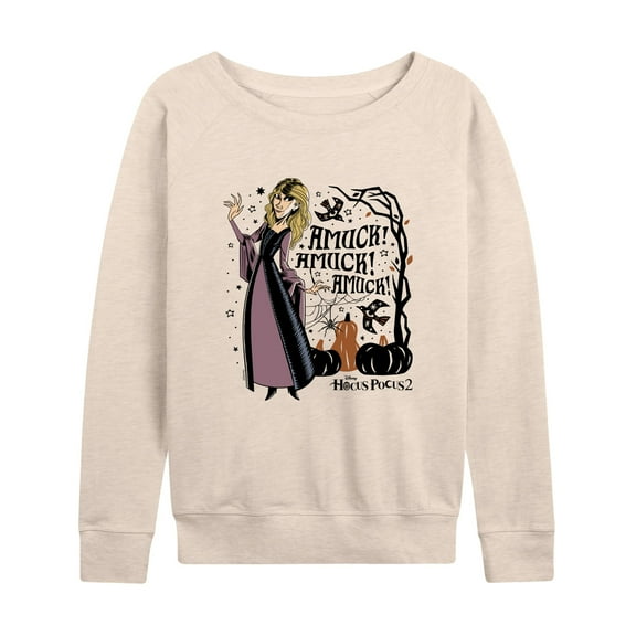 Hocus Pocus 2 - Amuck Sarah - Women's Lightweight French Terry Long Sleeve Shirt