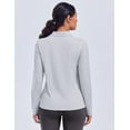 thumbnail image 3 of Pinspark Women's UPF 50+ Sun Shirts Long Sleeve Workout Tops Lightweight V Neck Hiking Running Fishing Golf Shirt for Summer, 3 of 6