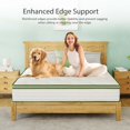 thumbnail image 6 of TechForma Full Mattress, 10” Hybrid Mattress, Pocket Spring Design, Motion Isolation, Wave Design & Reinforced Edge, Medium Firmness, 6 of 9