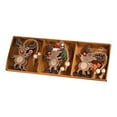 thumbnail image 5 of Hanging Slices,christmas Wooden Hanging Ornaments Decor Pendants,Wood Slices Crafts Slices Pendant Xmas Tree,Wooden Shapes Christmas Tree Gifts Party Supplies,Xmas Pendants Embellishments Elk, 5 of 8
