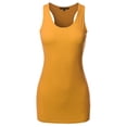 thumbnail image 2 of A2Y Women's Basic Solid Soft Cotton Scoop Neck Racer-Back Tank Top, 2 of 6