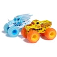 thumbnail image 2 of Monster Jam Fire & Ice Monster Trucks, 2 Pack, Whiplash vs Dragonoid, 1:64 Scale, 2 of 8